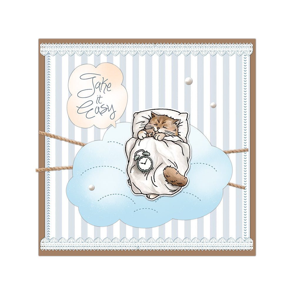 The Kittens Resting Dies & Stamps Set