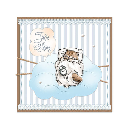 The Kittens Resting Dies & Stamps Set