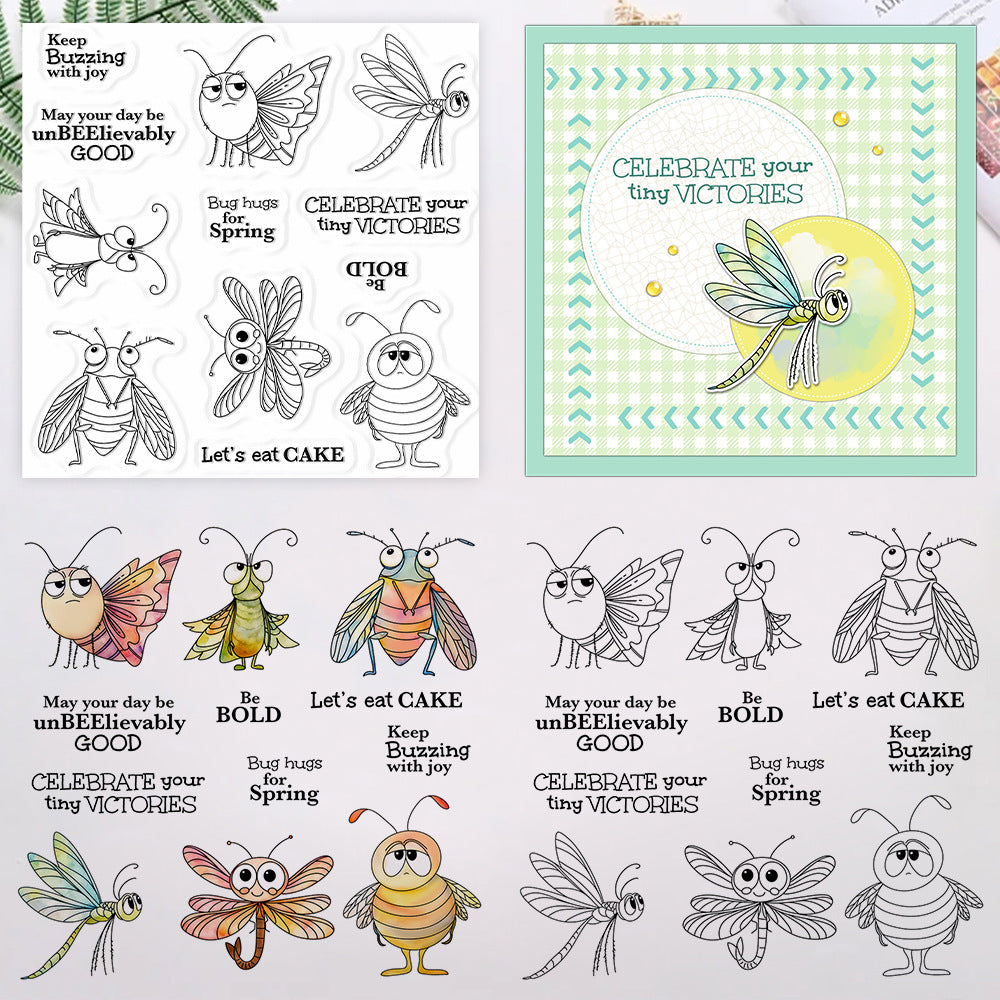 Flying Insects Clear Stamps