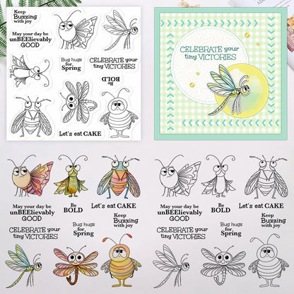 Flying Insects Clear Stamps