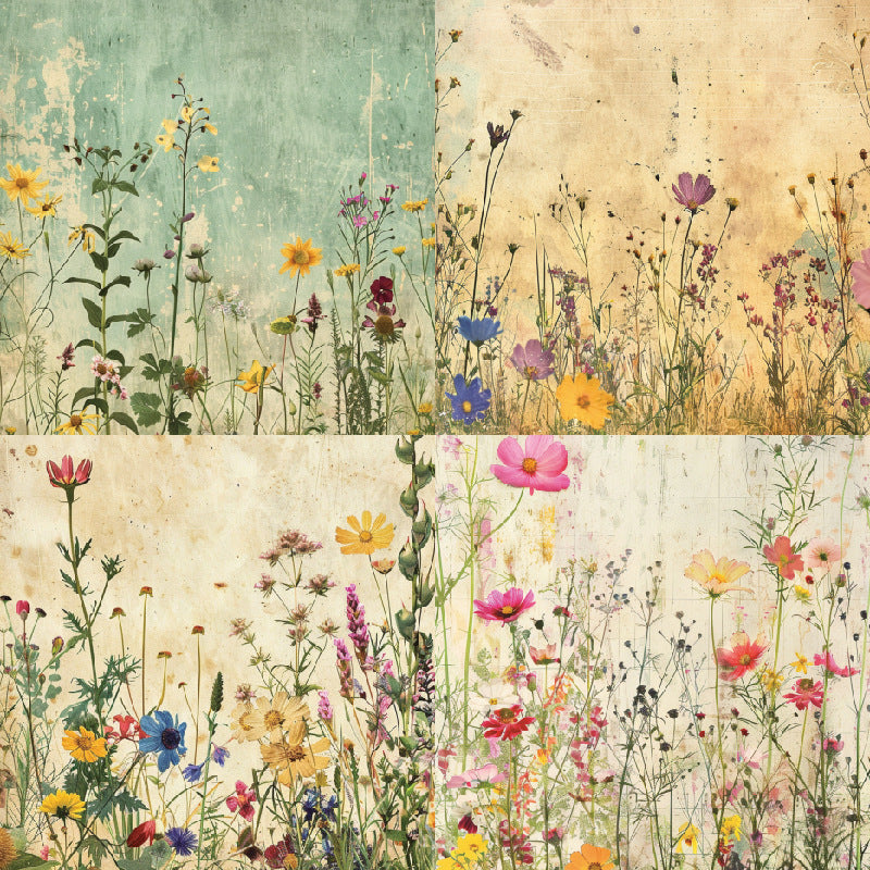 24PCS 6" Forage Scrapbook Paper & Cardstock