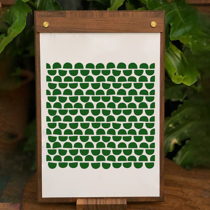 Semicircle Pattern DIY Painting Hollow Stencil