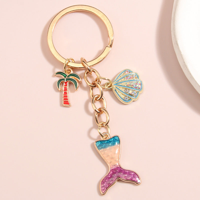 Ocean Mermaid Keychain