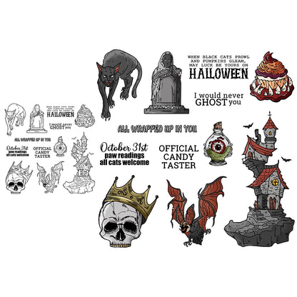 Halloween Series Dies & Stamps Set