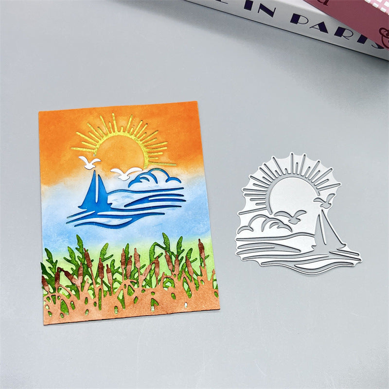 Sun Mountain Peak and Sea Metal Cutting Dies