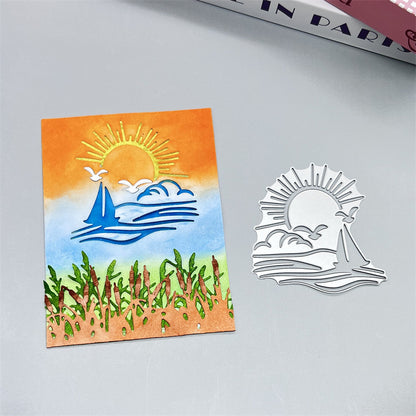 Sun Mountain Peak and Sea Metal Cutting Dies