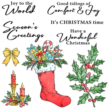 Christmas Socks Dies & Stamps Set