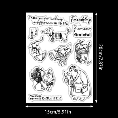 Animal Series Dies & Stamps Set