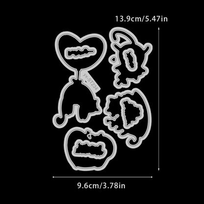 Valentine's Day Cat Dies & Stamps Set