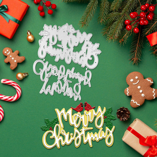 "Merry Christmas" Metal Cutting Dies