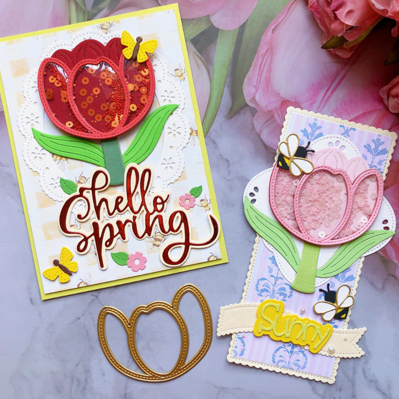 Beautiful Tulip Metal Cutting Dies