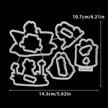 Humorous Frog Dies & Stamps Set