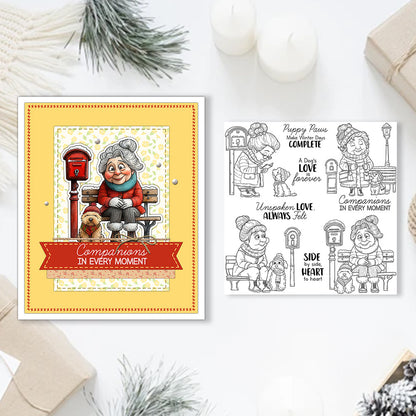 Winter Granny Clear Stamps