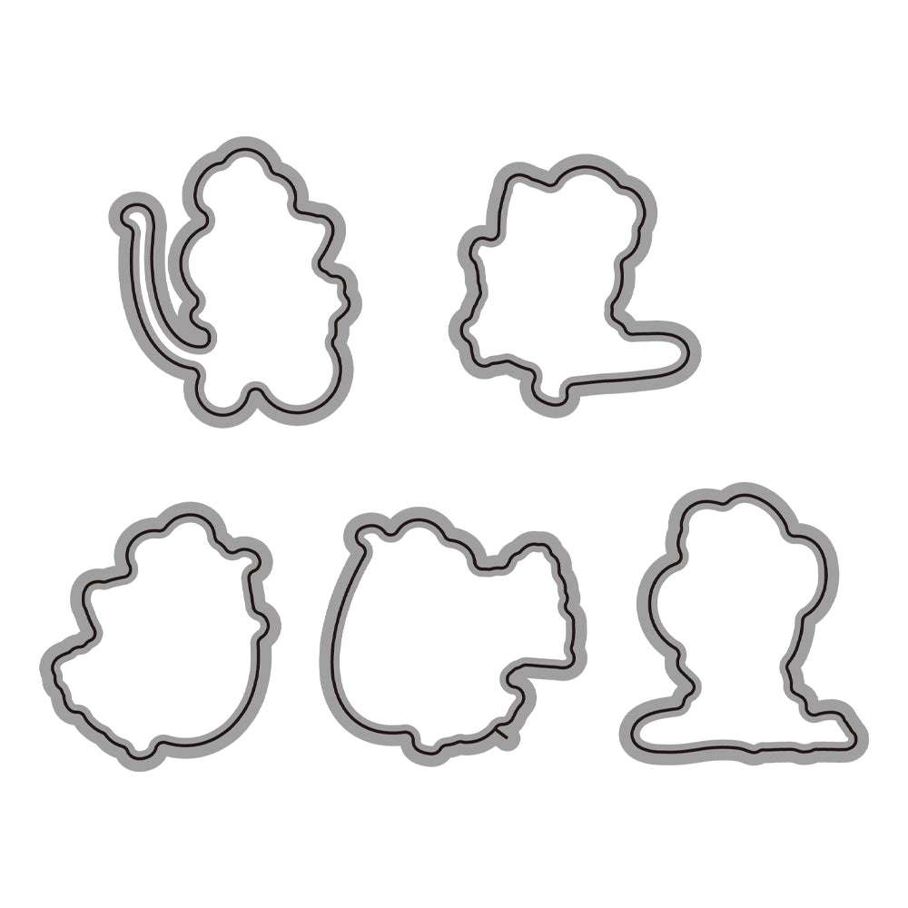 Cute Pastry Chef Mouse Dies & Stamps Set
