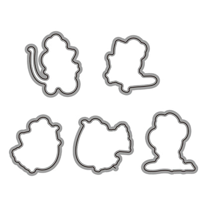 Cute Pastry Chef Mouse Dies & Stamps Set