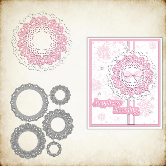 Lace Circle Set Metal Cutting Dies