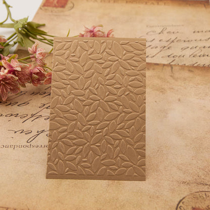 Leaves Pattern Plastic Embossing Folder