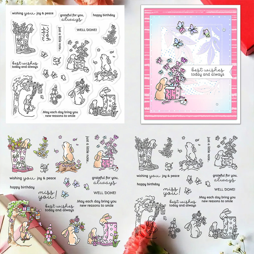 Bunny Daily Life Clear Stamps