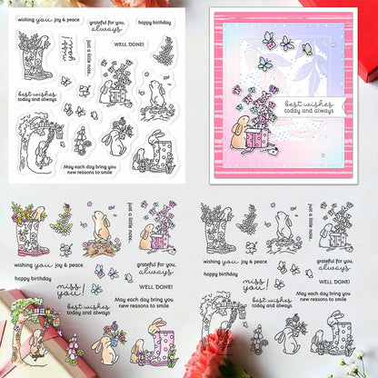 Bunny Daily Life Clear Stamps