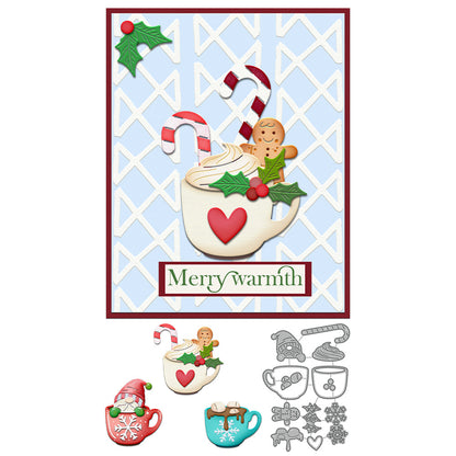 Christmas Mug Metal Cutting Dies