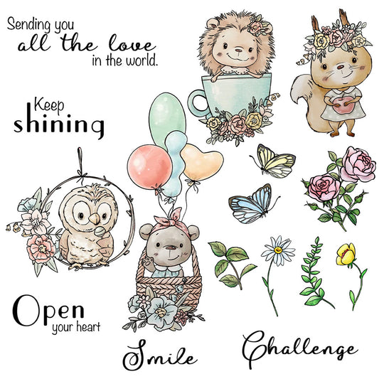 Spring Animals Clear Stamps