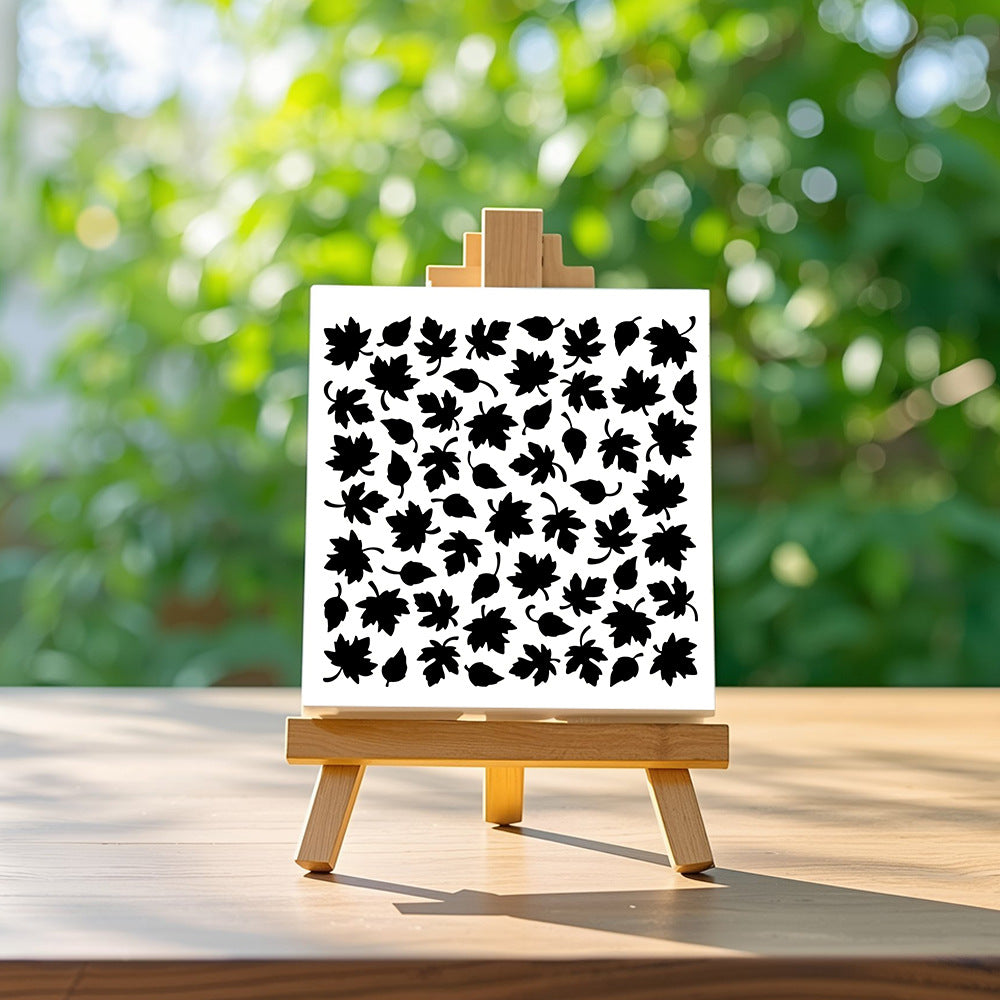 Maple Leaf Pattern DIY Painting Hollow Stencil