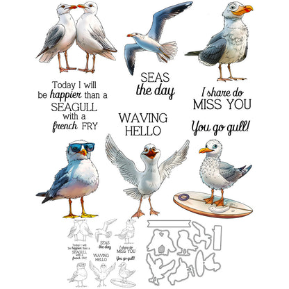 Happy Seagull Dies & Stamps Set