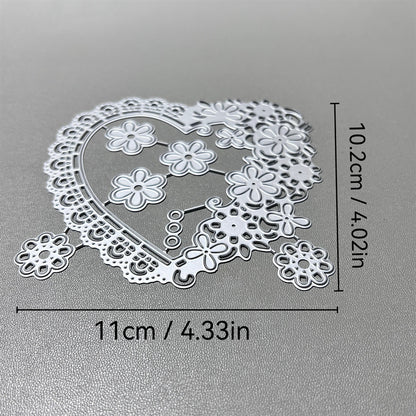 Heart-shaped Lace Frame Metal Cutting Dies