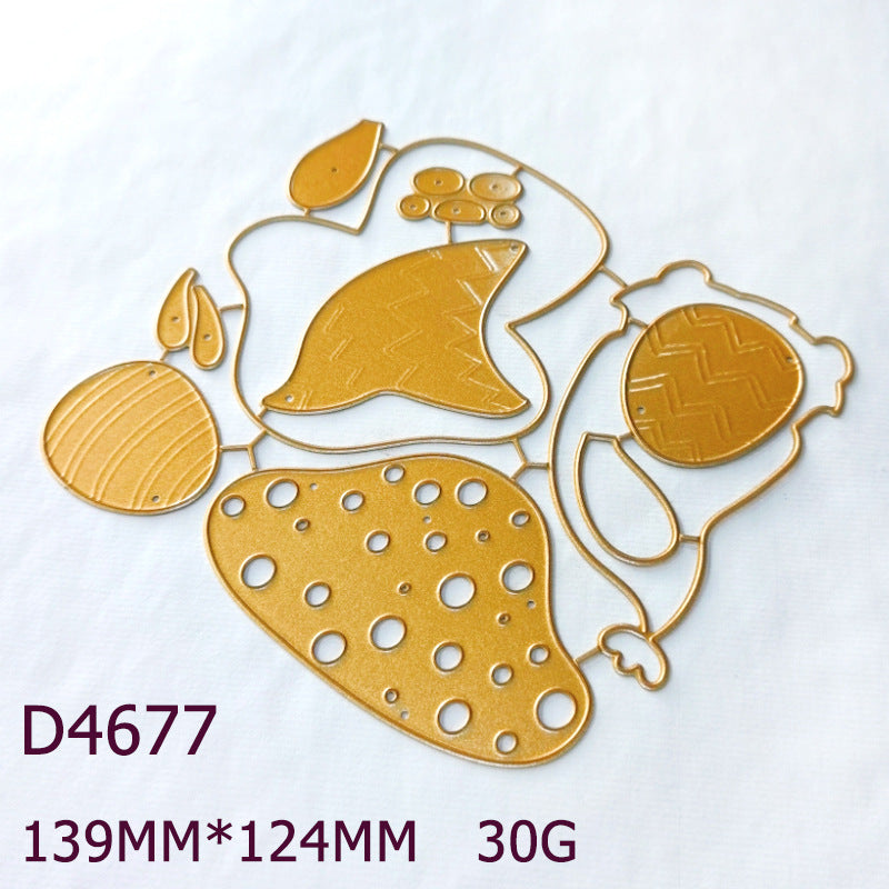 Easter Egg and Mushroom Metal Cutting Dies