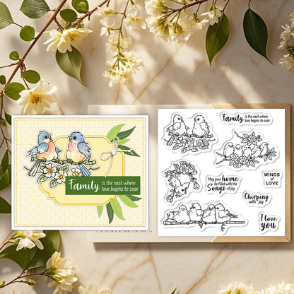 Birds On The Branch Dies & Stamps Set
