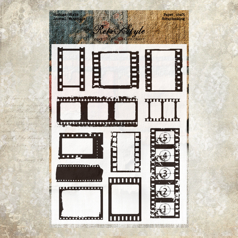 Vintage Style DIY Scrapbook Clear Stamps