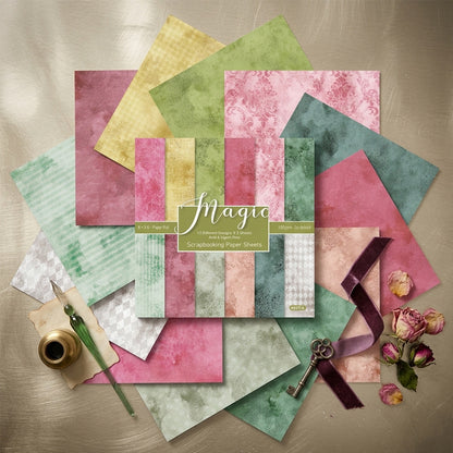 24PCS 6" Magic Scrapbook Paper & Cardstock