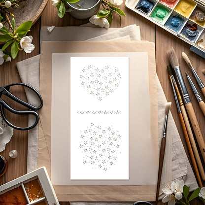 Decorative Pattern DIY Painting Hollow Stencil