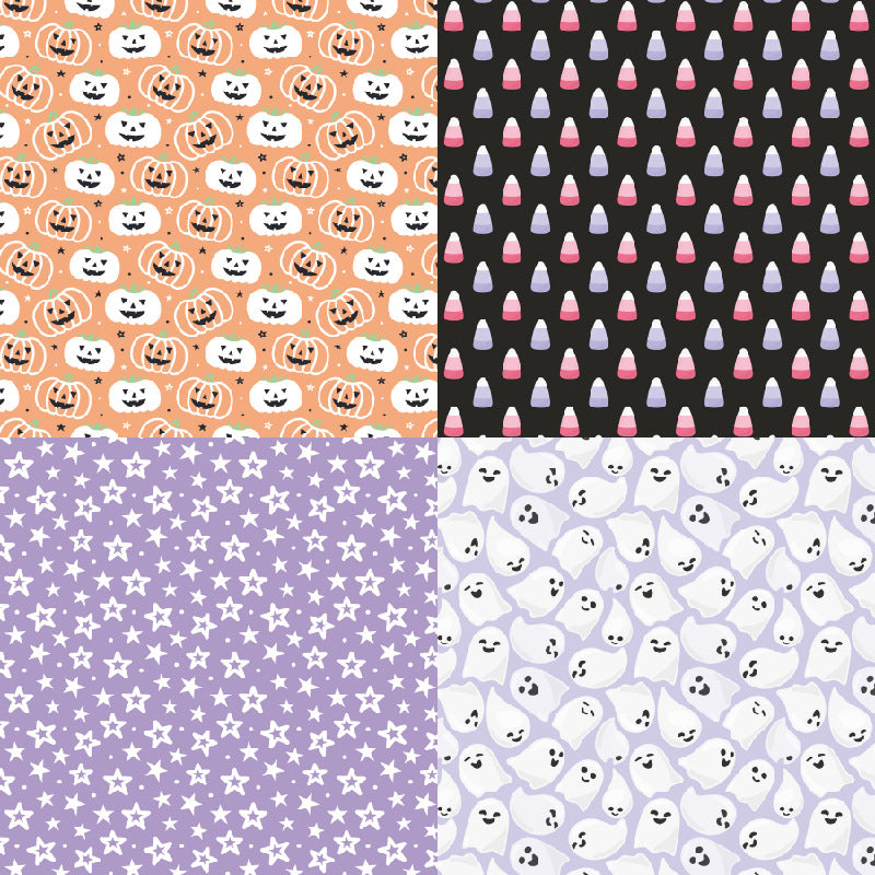 24PCS 6" Spooky Scrapbook Paper & Cardstock
