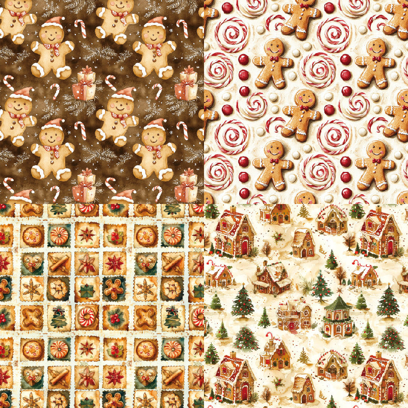 24PCS 6" Biscuit Scrapbook Paper & Cardstock