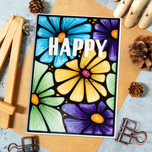 Decorative Flower Background Board Cutting Dies