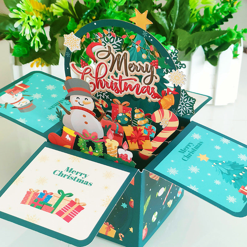 3D Creative Christmas Pop-Up Box