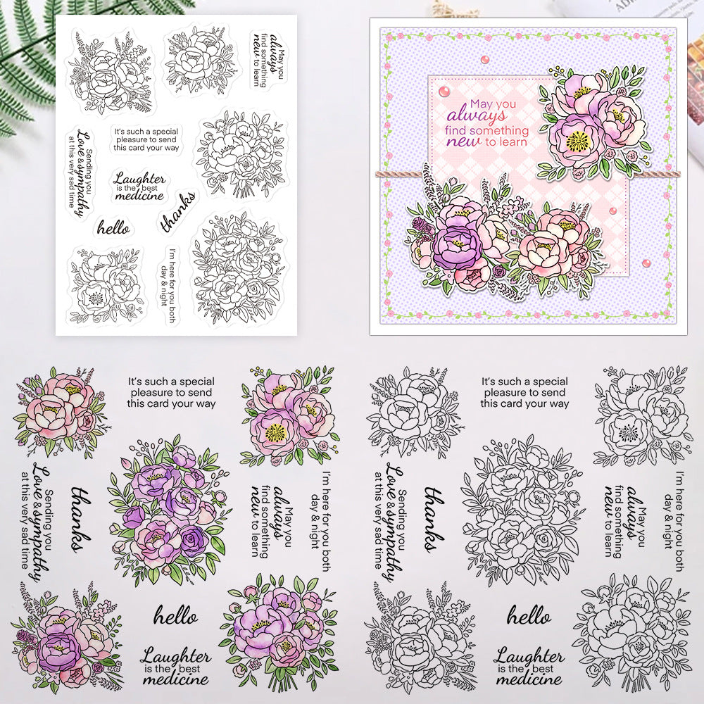 Beautiful Flowers Clear Stamps
