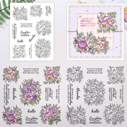 Beautiful Flowers Clear Stamps