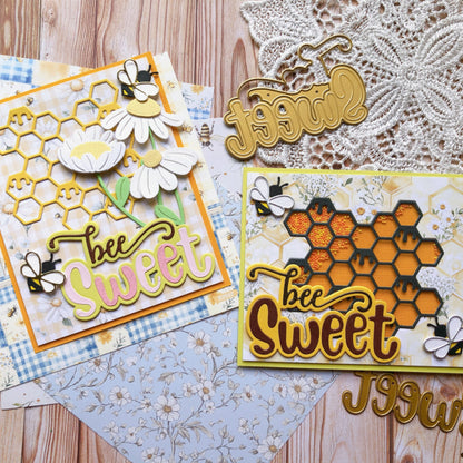 "Bee Sweet" Words Metal Cutting Dies