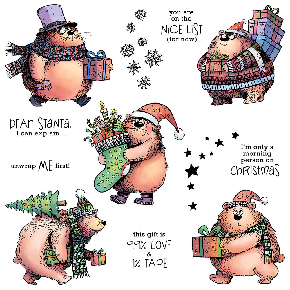 Christmas Bears Dies & Stamps Set