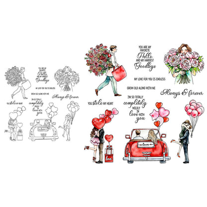 Valentine's Day Theme Clear Stamps