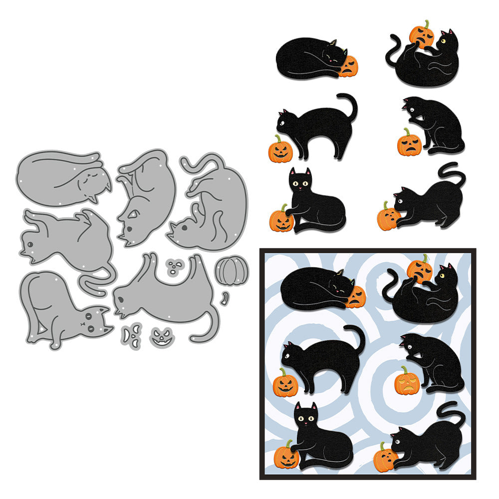 Halloween Kitten Metal Cutting Dies