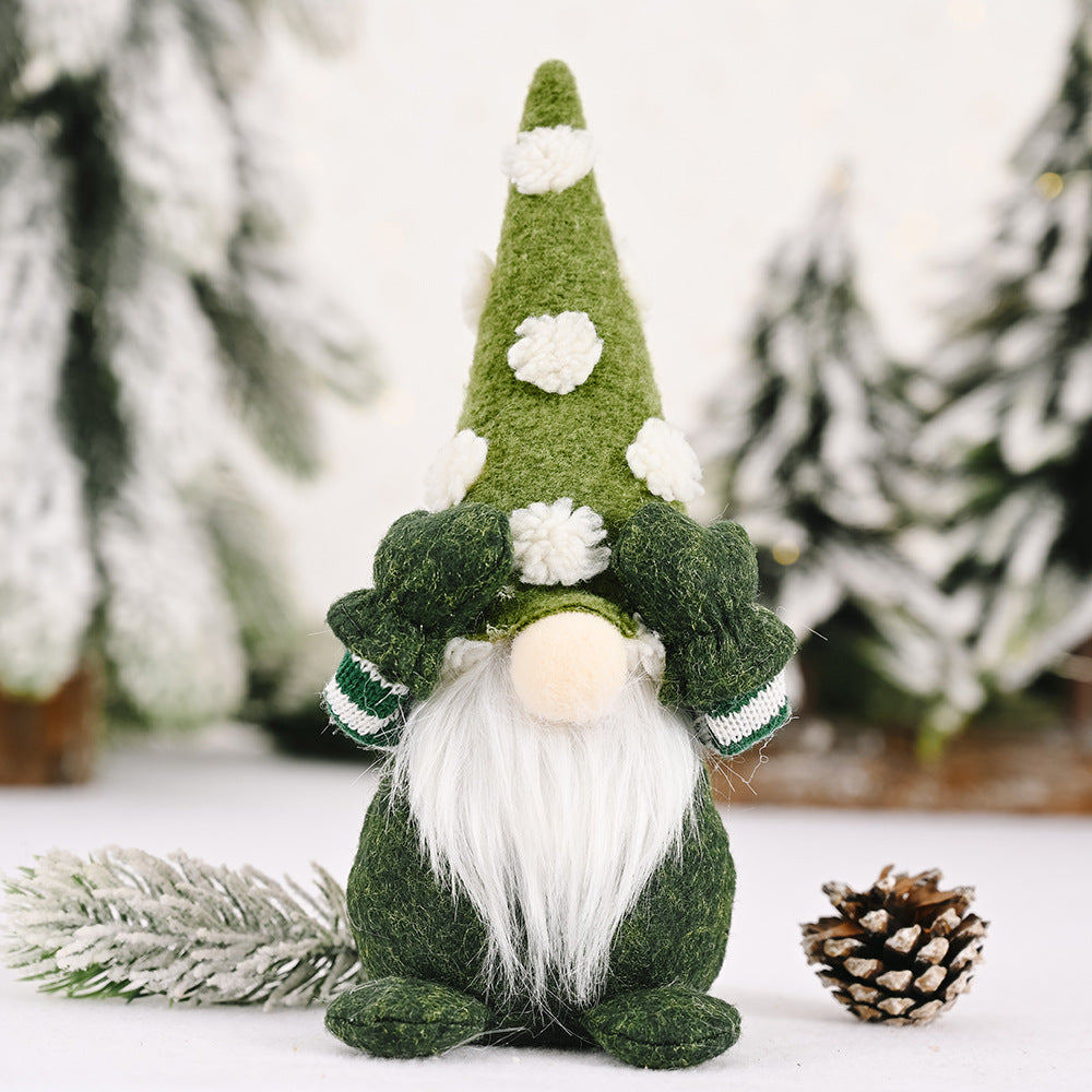 Miniature Christmas Gnome Plush Doll Ornaments