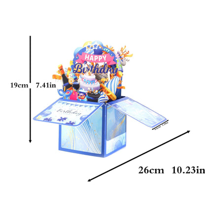 3D Happy Birthday Pop-Up Box