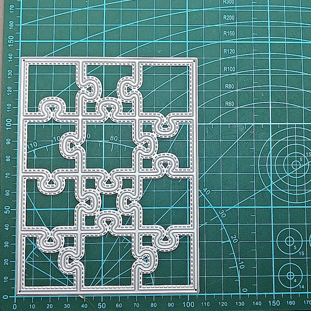 Creative Jigsaw Puzzle Background Board Cutting Dies