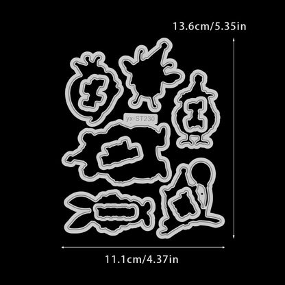 Party Animals Dies & Stamps Set