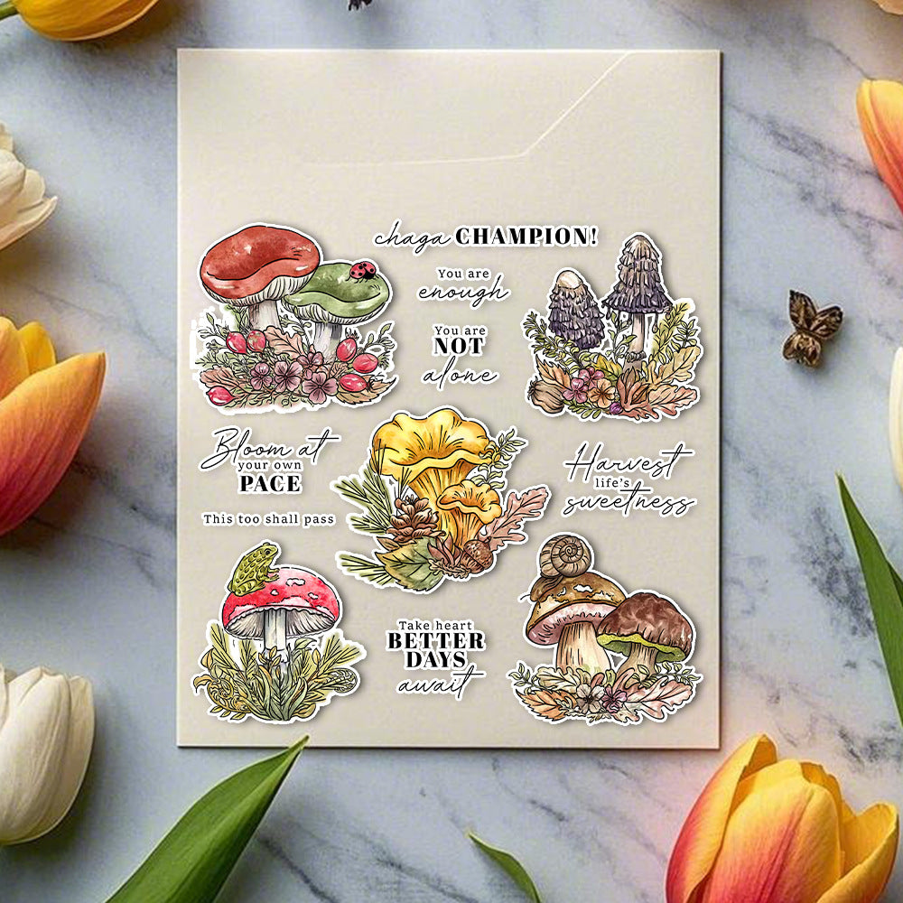 Mushroom Combination Clear Stamps