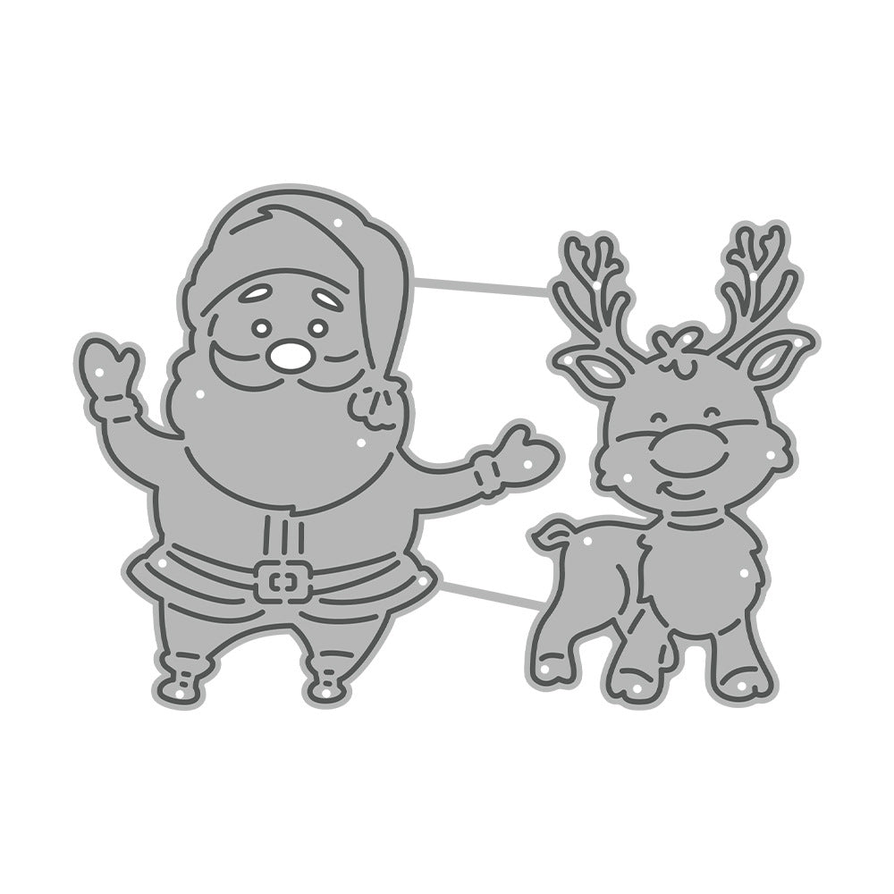 Santa Claus Deer Metal Cutting Dies