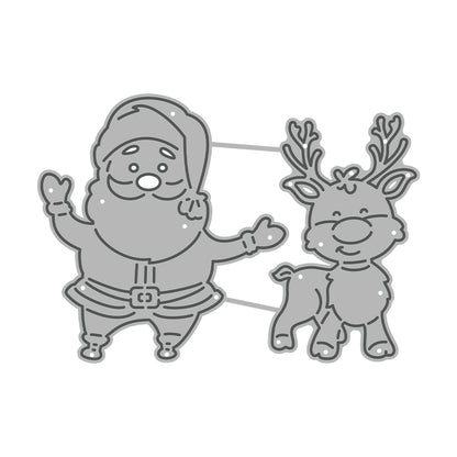 Santa Claus Deer Metal Cutting Dies